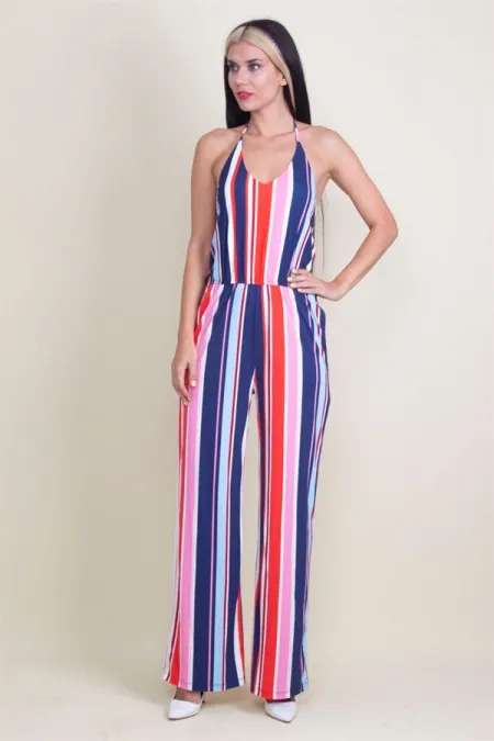 SALOPETTE À RAYURES