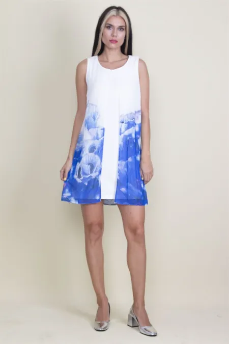 ROBE AVEC DÉTAILS EN MOUSSELINE