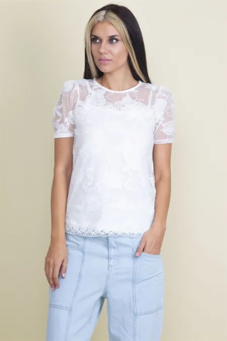 İÇ ATLETLİ DANTEL BLUZ