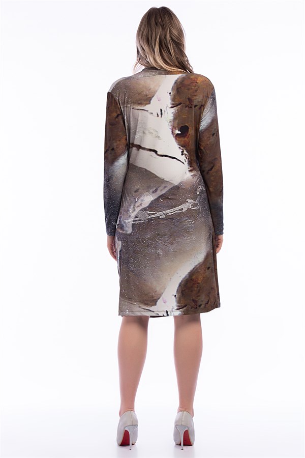 ROBE POUR FEMME À TAILLE CACHÉE ET DÉTAILLÉE