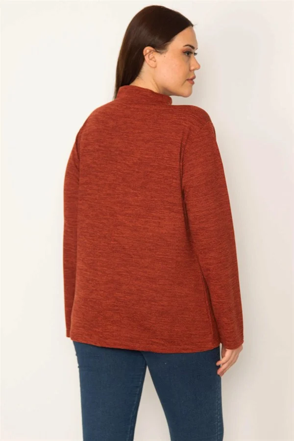 KADIN  DİK YAKALI BLUZ