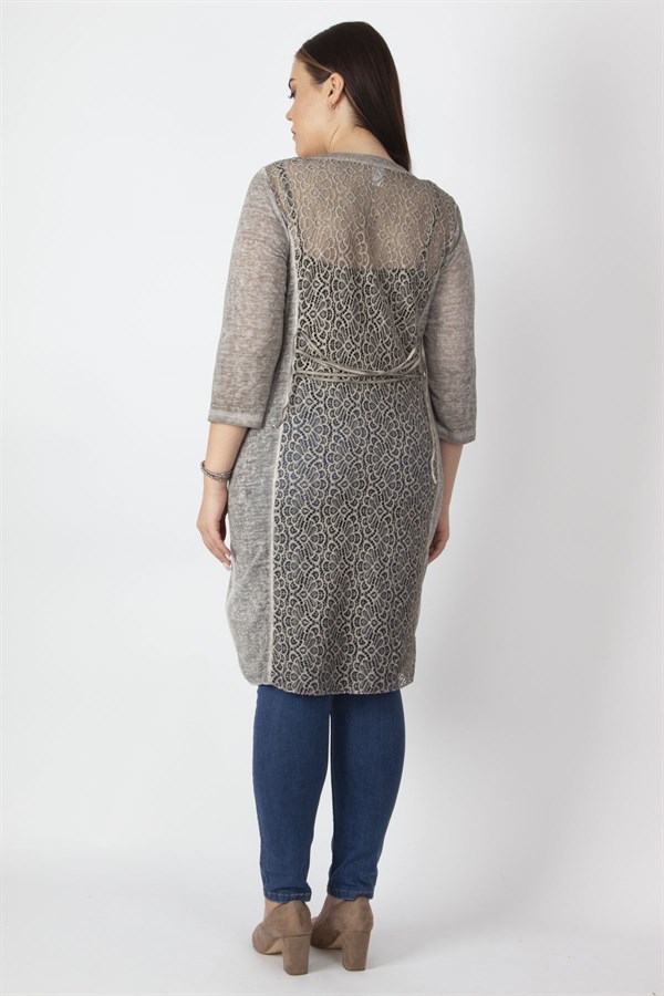 Dantel Detaylı Astarsız Tunik 26A17022