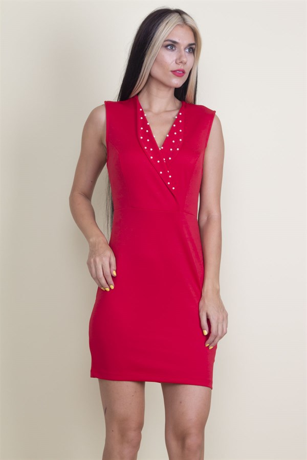 İNCİ İŞLİ ANVELOP ELBİSE