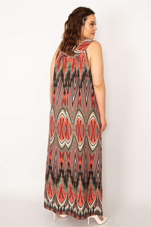 Kadın Gri Ön Pat Düğme Ve Dantel Detaylı Javanez Viskon Elbise 65N33208