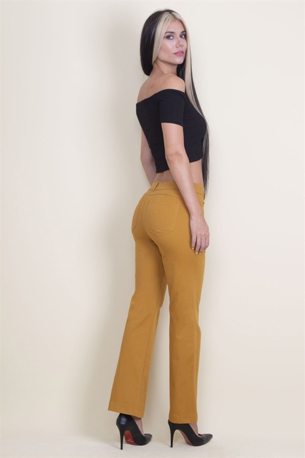 Pamuklu Kumaş Likralı Pantolon