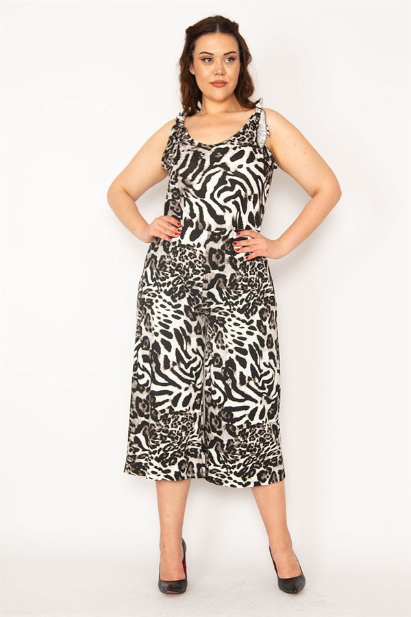 Kadın Leo Omuz Bağcıklı Tulum 65N33249