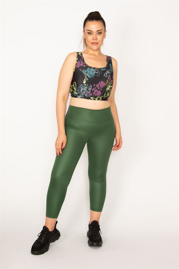 Kadın Mor Sırt Detaylı Crop Bistüer 65N33326