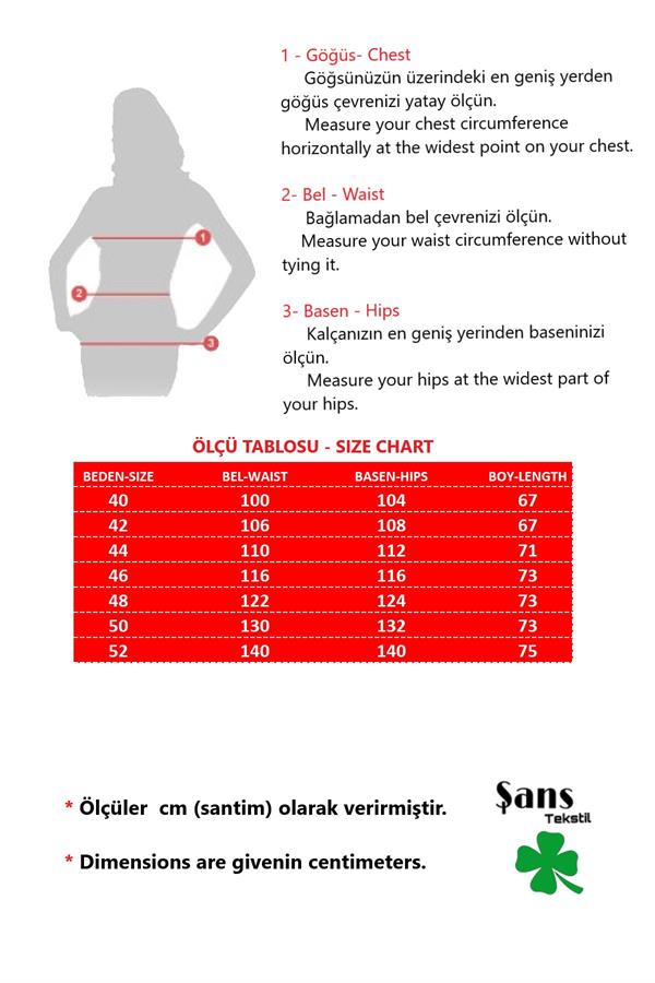Kadın Büyük Beden Renkli Bisiklet Yakalı Uzun Kollu Bluz 65N37615