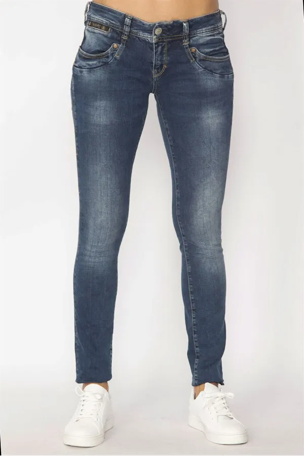 KADIN LACİVERT PİPER SLİM KOT PANTOLON