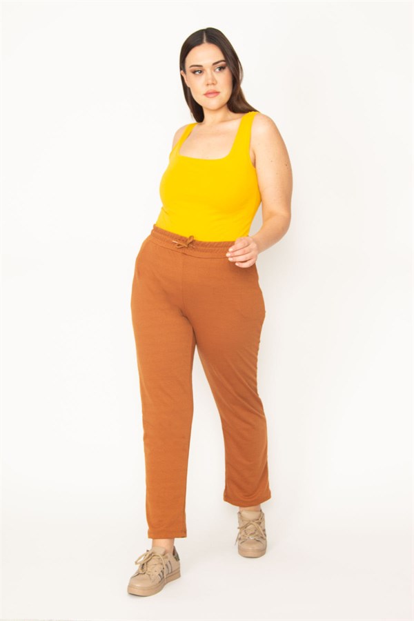 Kadın Gri Bel Lastikli Eşofman Alt 65N31399