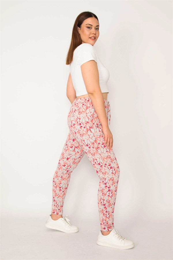 Kadın Renkli Beli Lastikli Cepli Eşofman Alt 65N33372