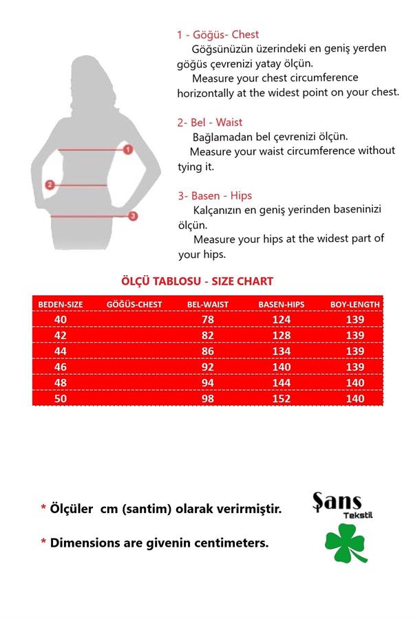 Kadın Büyük Beden Mavi Yakası Taş Detaylı Etek Ucu Katlı Krep Elbise 65N37907