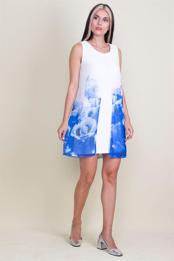 ROBE AVEC DÉTAILS EN MOUSSELINE