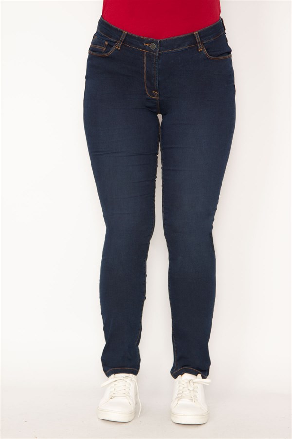Kadın Lacivert 5 Cepli Skınny Kot Pantolon 65N34217