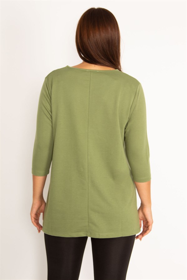 Women's Burgundy Ornamental Zippered Sweatshirt 65N34599