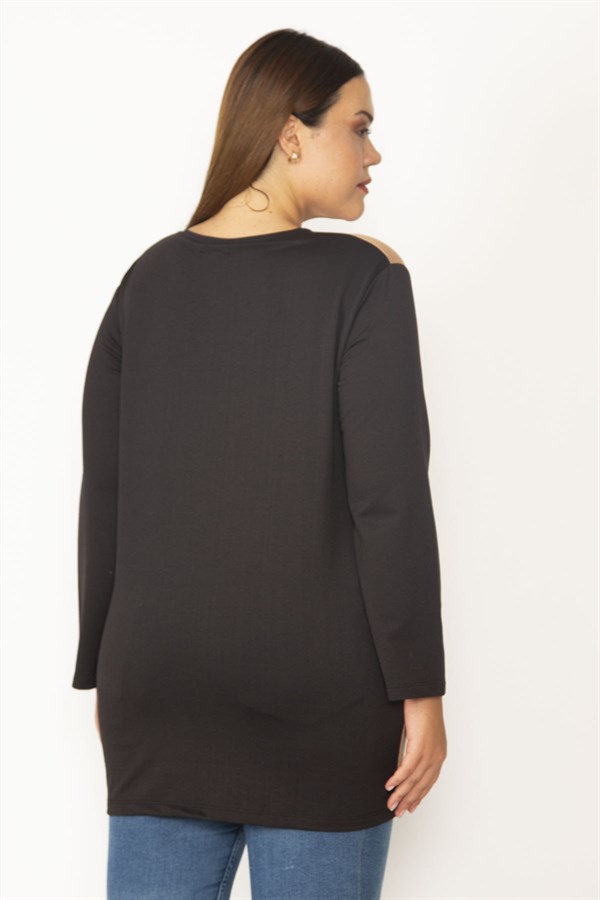 Kadın Camel Baskı Ve Cep Detaylı Renk Kombinli Sweatshirt 65N28013