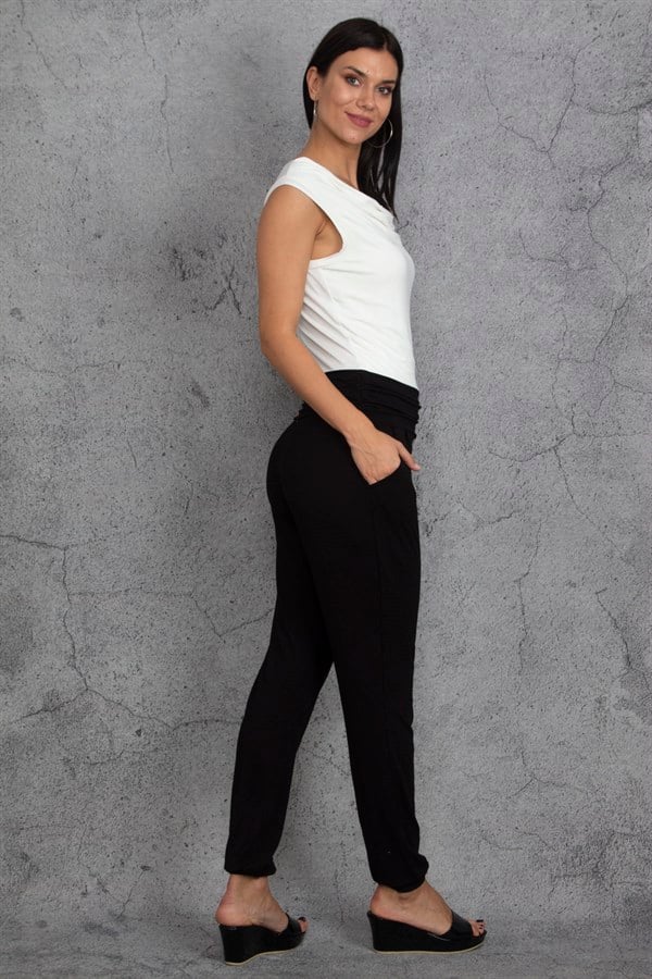 Kadın Kemik İki Renkli Tulum