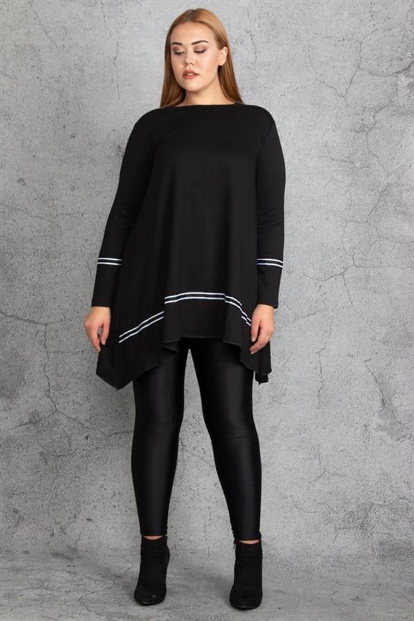 Kadın Haki Ribana Detaylı Tunik 65N18830