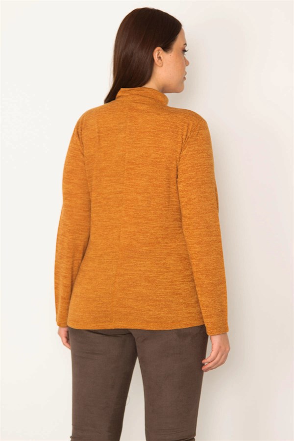 KADIN  DİK YAKALI BLUZ