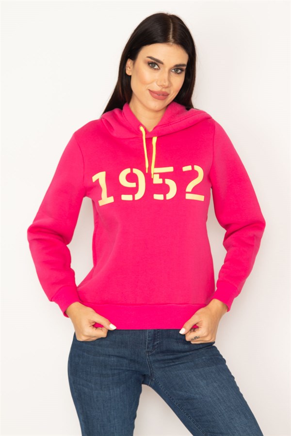 WOMEN'S FUJYA 3-YARN RAISED HOODED SWEATSHIRT