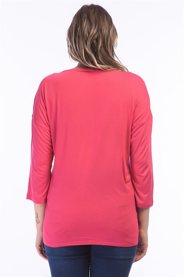 KADIN FUJYA TAŞ İŞLİ BLUZ