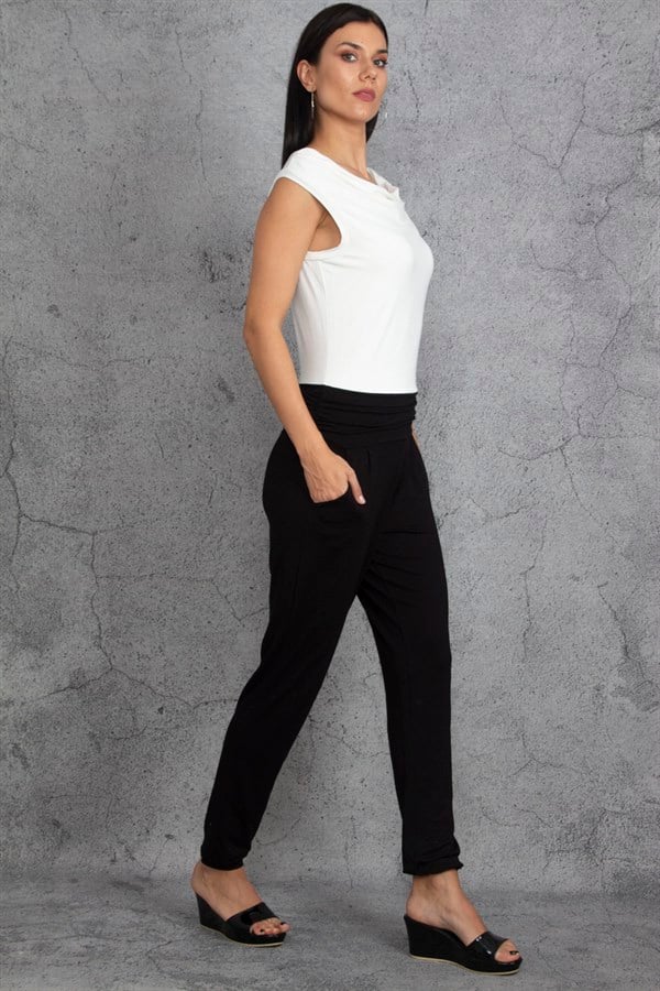 Kadın Kemik İki Renkli Tulum