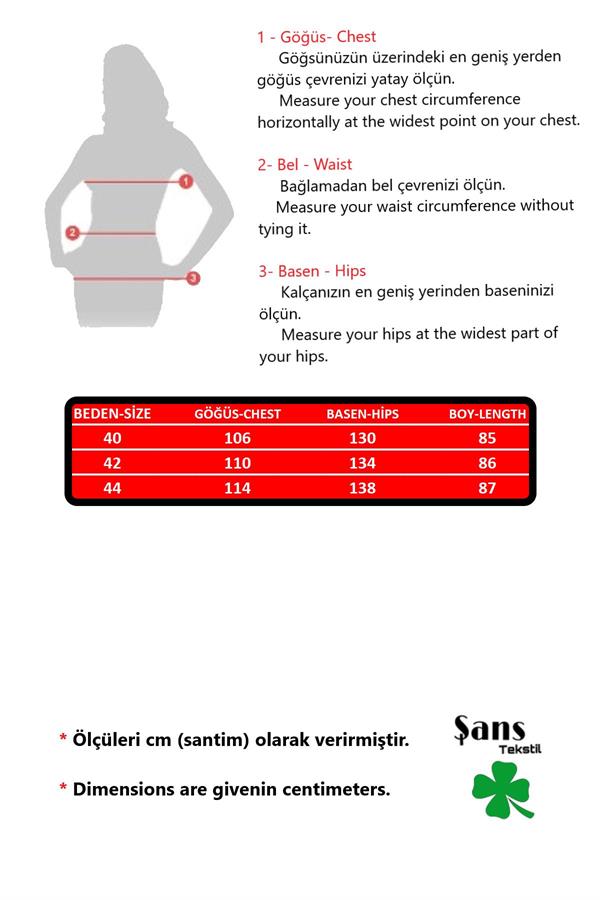 Kadın Büyük Beden Renkli Ön Pat Düğmeli Astarlı Şifon Tunik 65N37620
