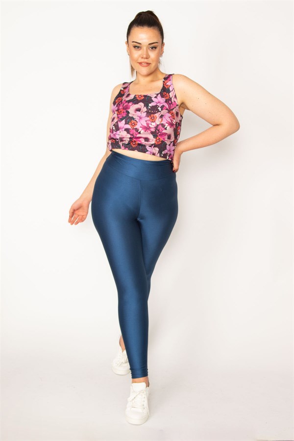 Kadın Fujya Tül Detaylı Crop Bistüer 65N33325