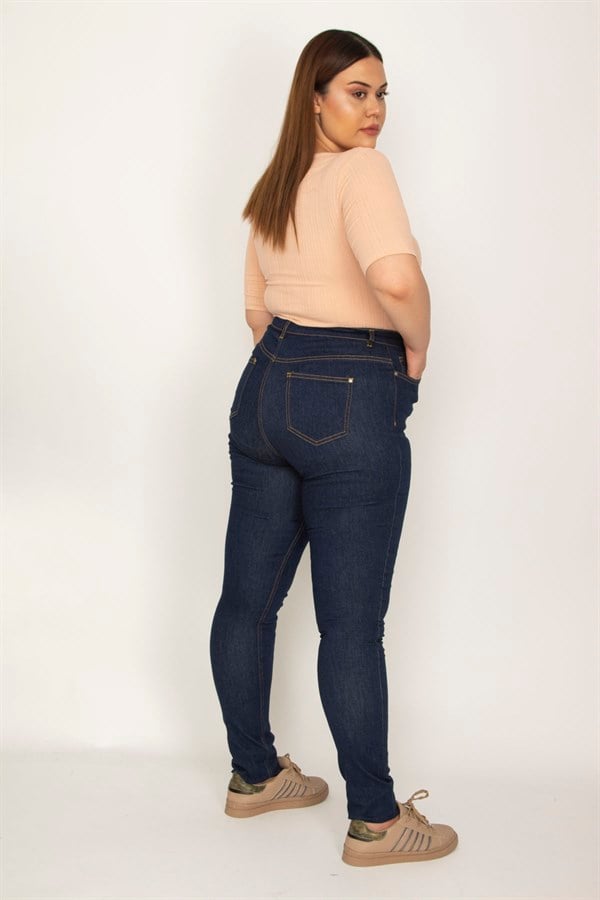 Kadın Lacivert 5 Cepli Skinny Kot Pantolon 65N26097