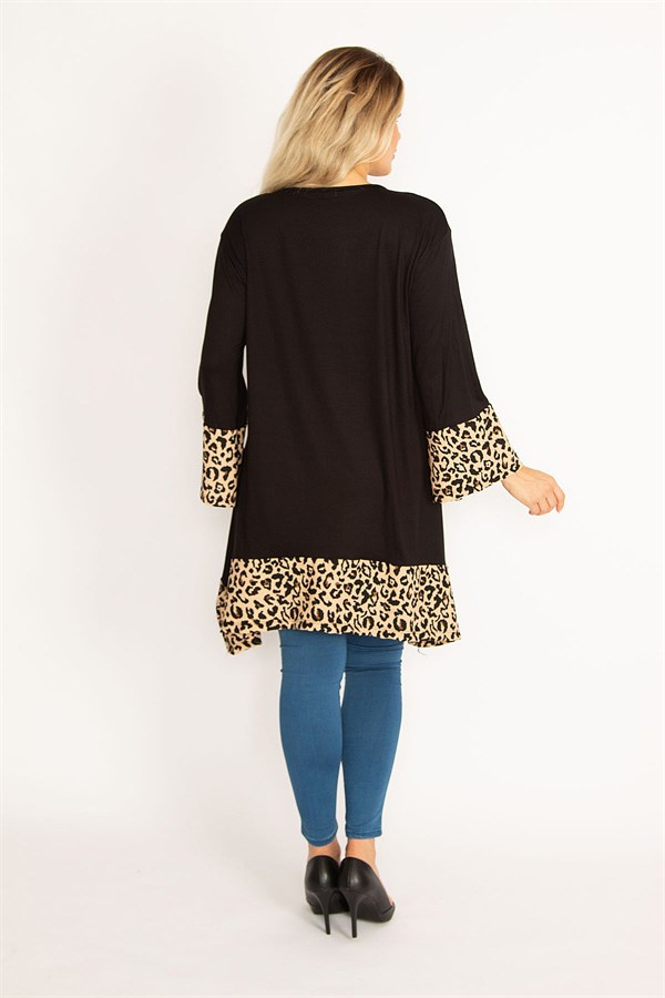 Kadın Leo Etek Ucu Ve Kol Ağzı Garnili Tunik 65N34736