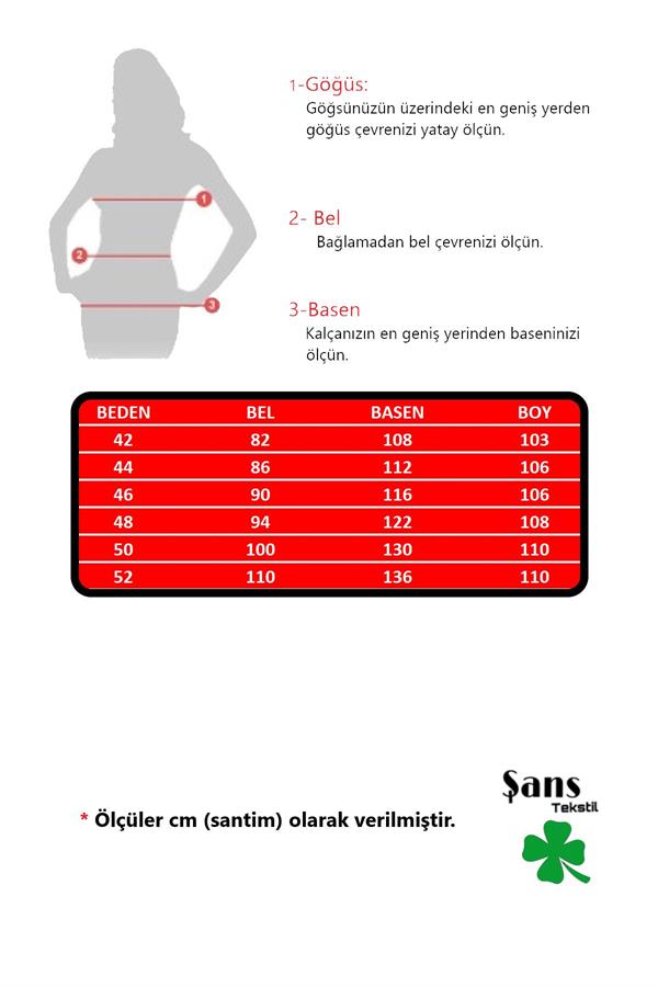 Kadın Büyük Beden Mor Yan Cepli Beli Kuşaklı Likralı Klasik Pantolon 65N37568