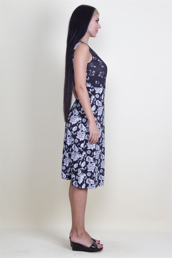 Robe portefeuille à motifs floraux