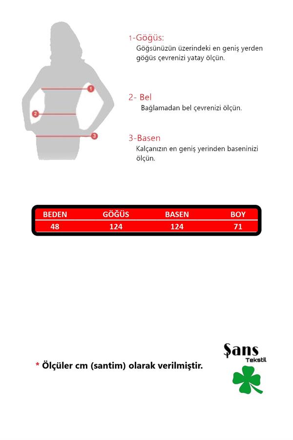 Women's Plus Size Green Batik Patterned Hooded Sweatshirt 65N37521