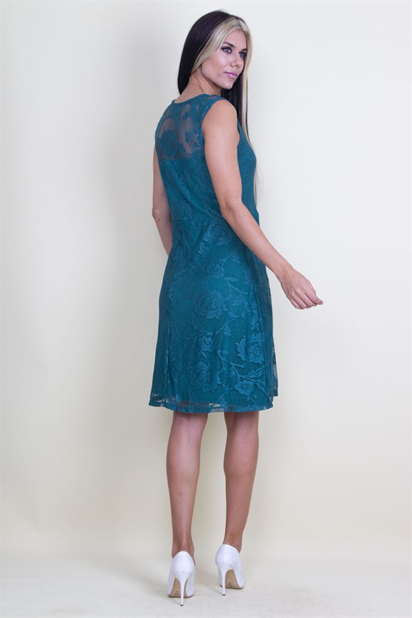 Astarlı Dantel Elbise