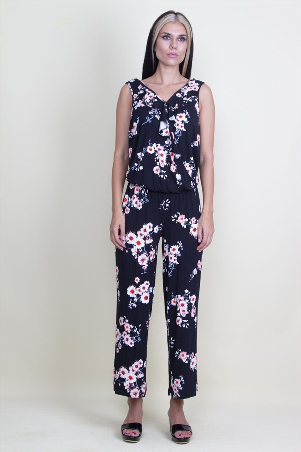 Combinaison portefeuille à motifs floraux colorés pour femme 85N7312