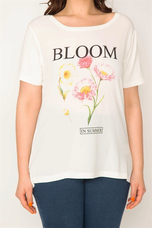 CHEMISE À COL NOIR POUR FEMME, COL MOTO, IMPRIMÉE SUR LE DEVANT