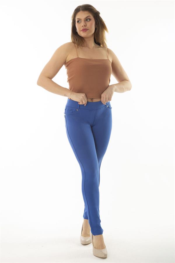 LEGGINGS SAKS POUR FEMMES AVEC POCHES AVANT ET ARRIÈRE