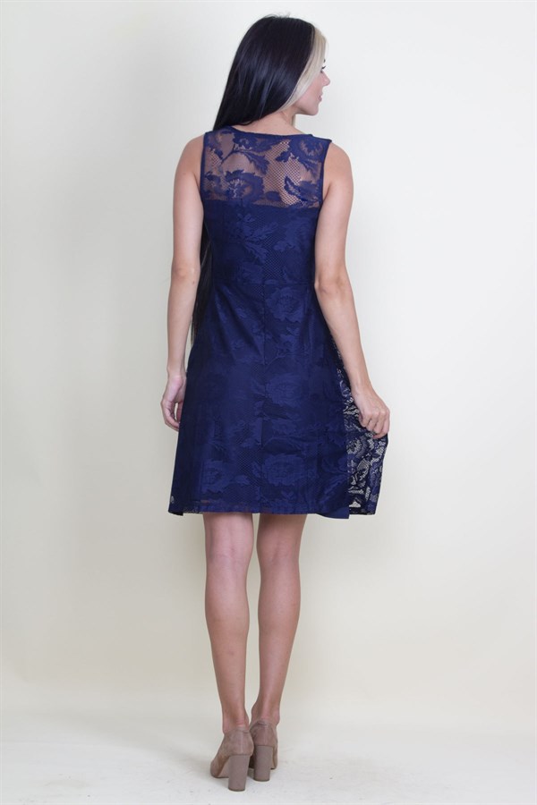 Astarlı Dantel Elbise