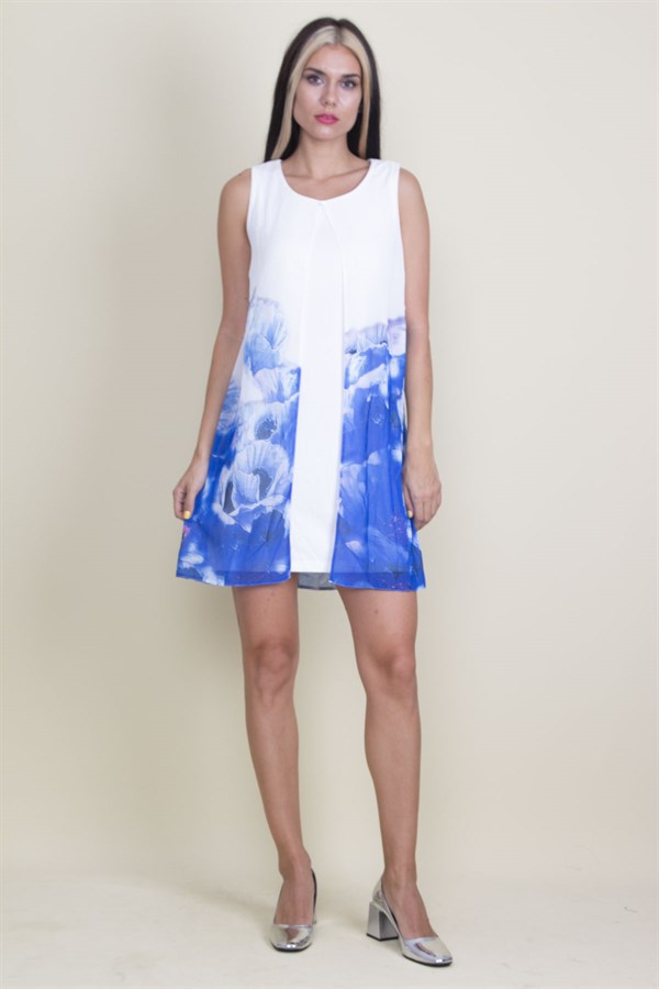 ROBE AVEC DÉTAILS EN MOUSSELINE