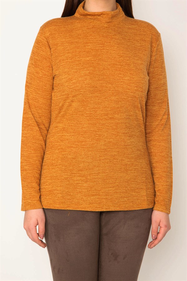 KADIN  DİK YAKALI BLUZ