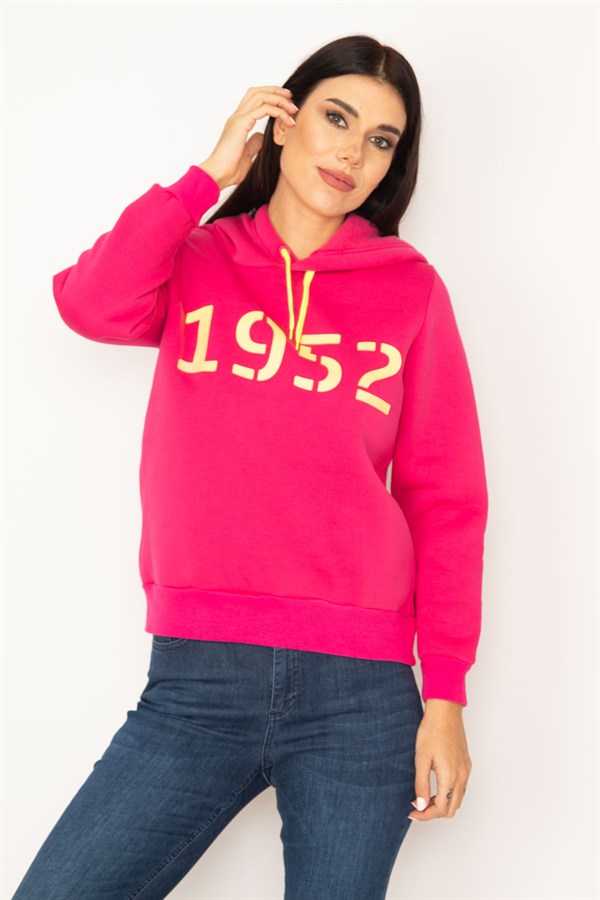 WOMEN'S FUJYA 3-YARN RAISED HOODED SWEATSHIRT