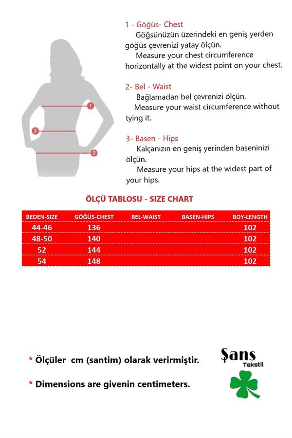 Kadın Büyük Beden Renkli Ön Pat Düğmeli Göğüs Büzgülü Yarasa Kollu Elbise 65N37959