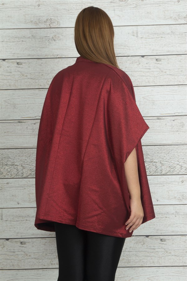 Kadın Bordo Sim Detaylı Kap 65N18922