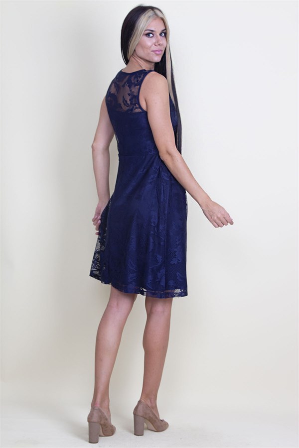 Astarlı Dantel Elbise