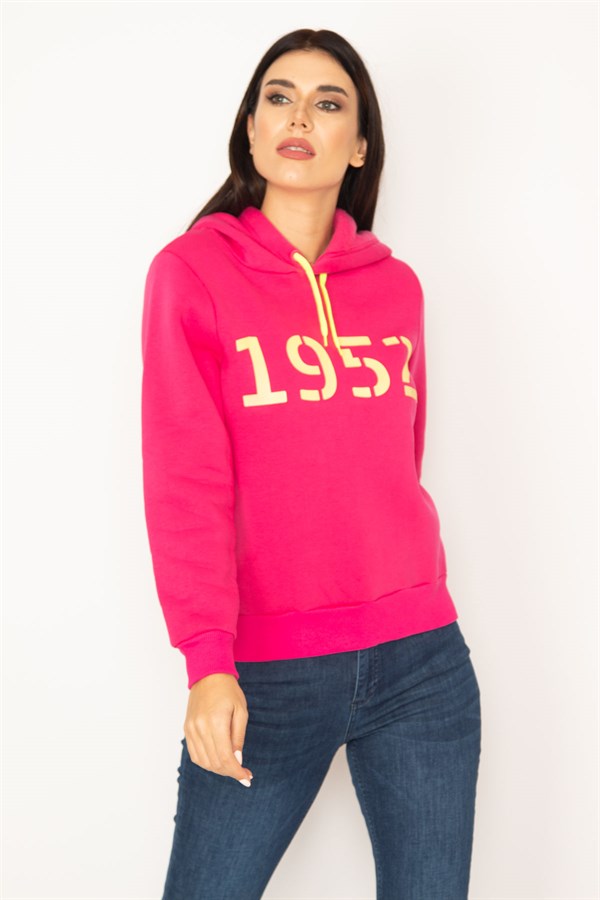 WOMEN'S FUJYA 3-YARN RAISED HOODED SWEATSHIRT