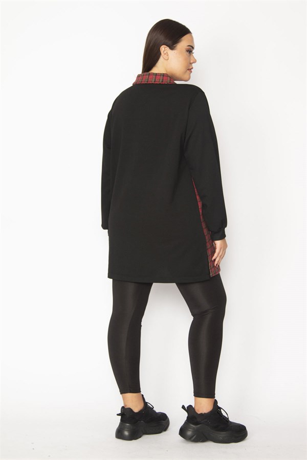 Kadın Bej Ekose Desen Detaylı Fermuarlı Cepli Mont 65N29569