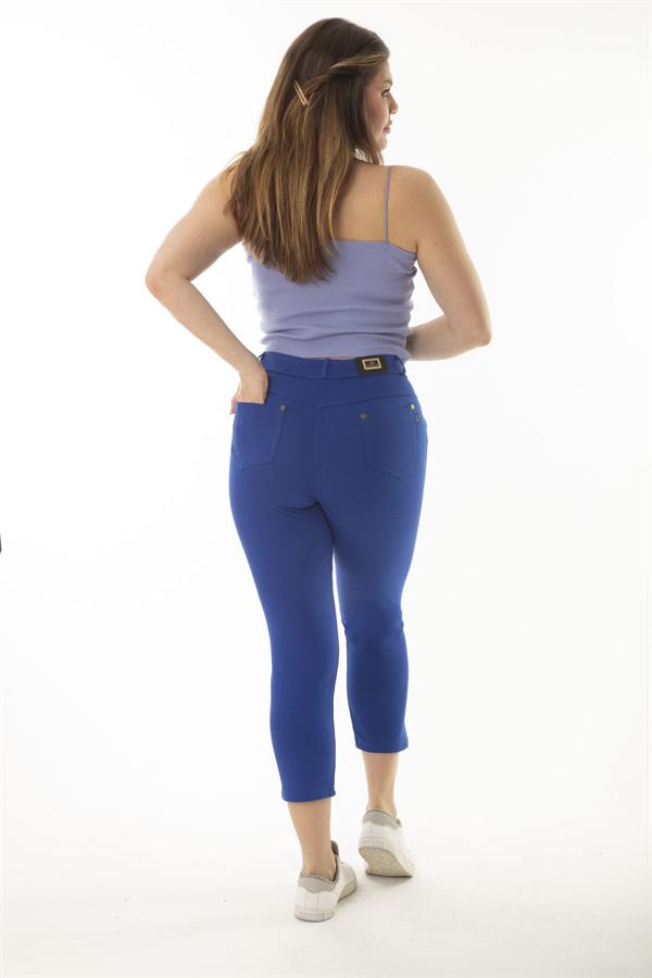LEGGINGS CAPRI ORNEMENTAUX SAKS POUR FEMMES AVEC POCHES AVANT ET ARRIÈRE