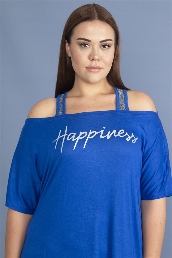 Kadın Haki Sim Detaylı Ön Baskılı Viskon Elbise 65N27473