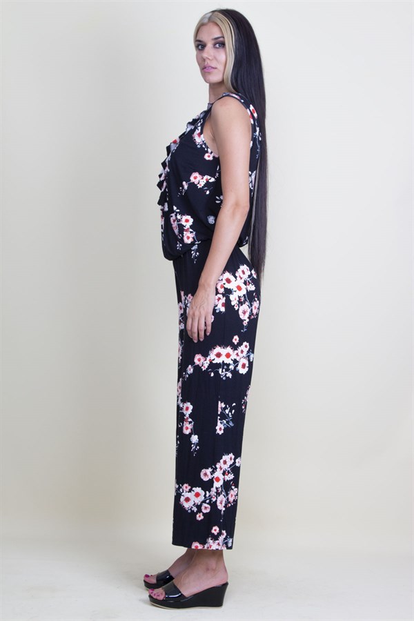 Combinaison portefeuille à motifs floraux colorés pour femme 85N7312