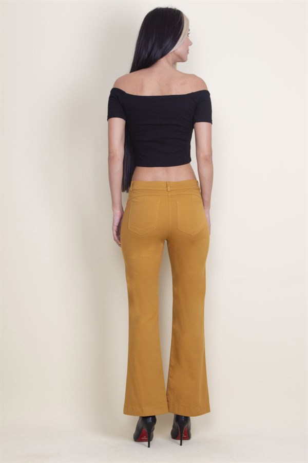 Pamuklu Kumaş Likralı Pantolon